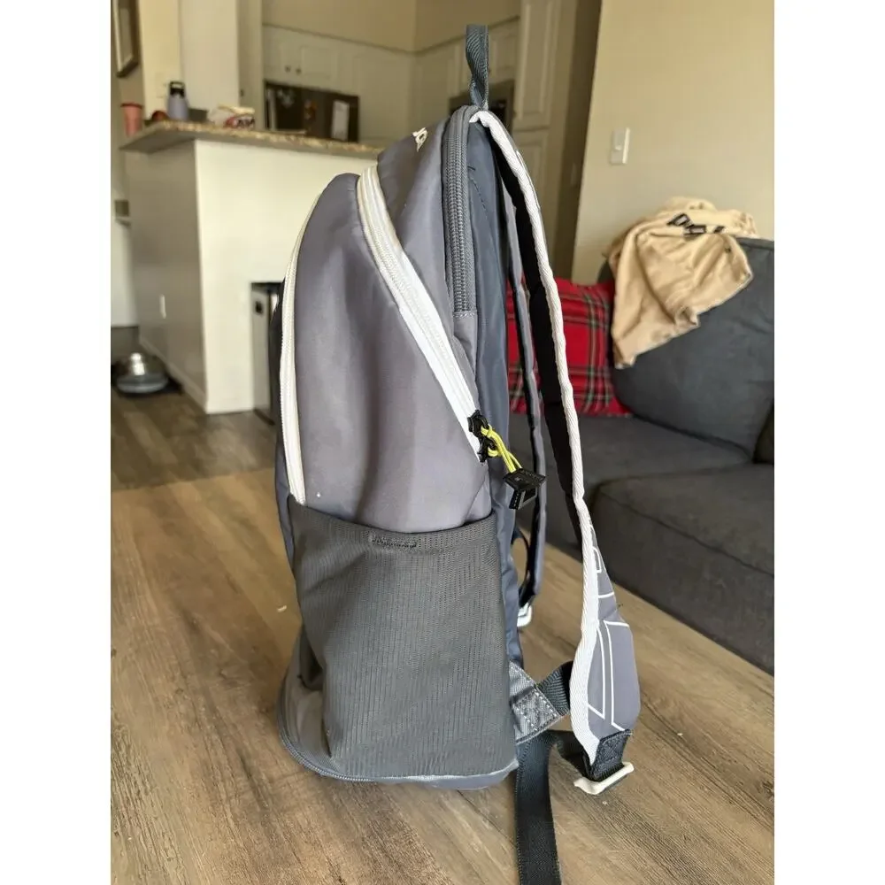 Babolat Evo Court Backpack Grey & Navy Blue Tennis Racket Bag EUC